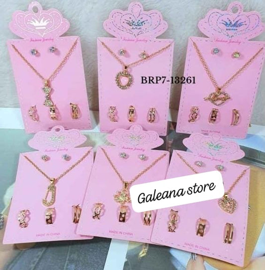 Set Collar, aretes y anillos NOV-143