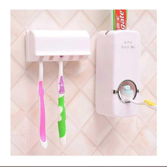 Dispensador de pasta dental + porta cepillo