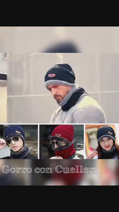 🥶GORRO CON CUELLERA PARA ADULTO